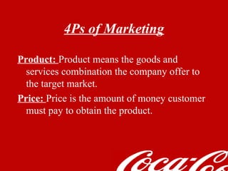 Marketing Mix of Coca Cola Bangladesh Ltd | PPT