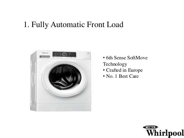 Marketing mix of whirlpool washing machine