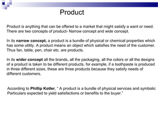 Narrow Example Marketing mix ppt | PPT