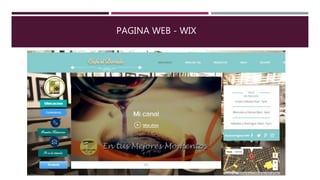 PAGINA WEB - WIX
 
