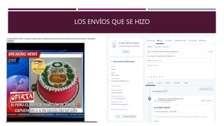 LOS ENVÍOS QUE SE HIZO
 