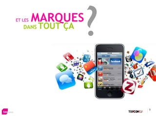 ET LES   MARQUES
   DANS TOUT   ÇA




                    9
 