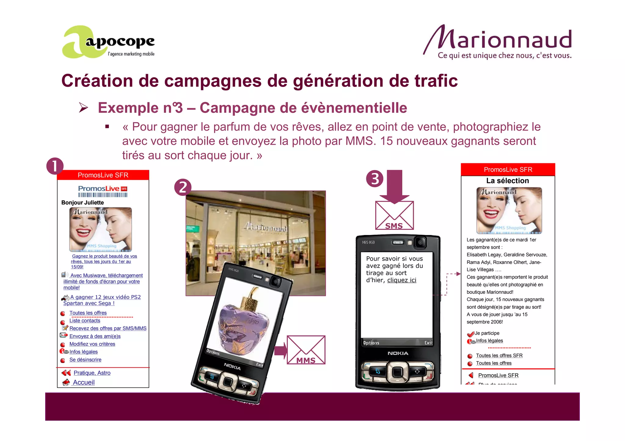 Marketing Mobile Marionnaud Apocope