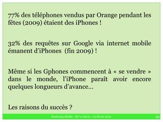 Marketing Mobile - BU Le Havre - 04 février 2010182- Le m-commerce 