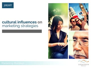 cultural influences on
marketing strategies
JANUARY
 