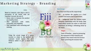 Fiji Bu Marketing Plan Presentation - MBA 437 | PPTX