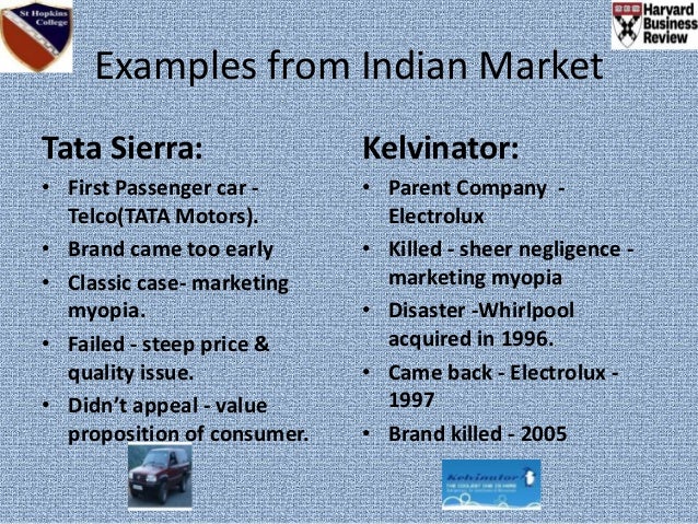 examples of marketing myopia examples of marketing myopia