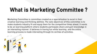 Marketing Committee PPT