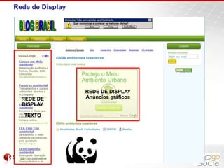 Rede de DisplayREDE DE DISPLAYTEXTOREDE DE DISPLAYAnúncios gráficos