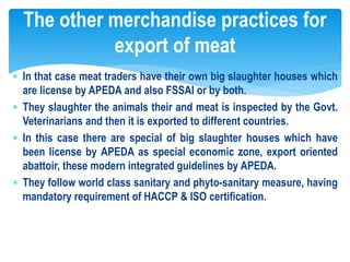 Meat Riding License Marketing of meat & meat merchandising practices in india | PDF
