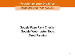 Posicionamento OrgânicoAUMENTAR TRÁFEGONewsletters;