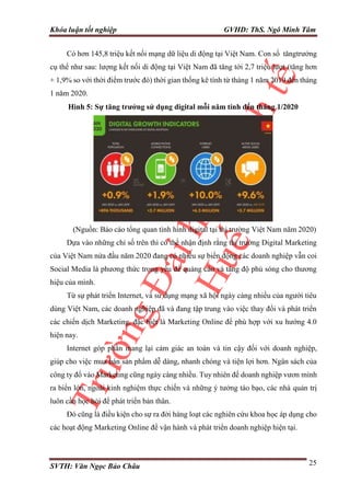 Khóa luận tốt nghiệp GVHD: ThS. Ngô Minh Tâm
25
SVTH: Văn Ngọc Bảo Châu
Có hơn 145,8 triệu kết nối mạng dữ liệu di động tạ...