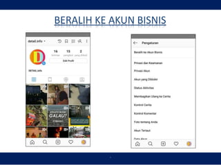 `
BERALIH KE AKUN BISNIS
 