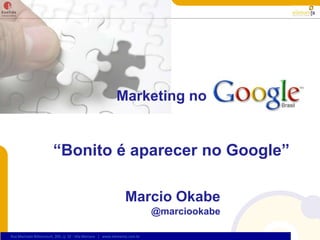 Quem sou eu?Engenheiro eletrônico formado na UnicampPós graduado em Administração pela FGVMaster-Practitioner em PNL, Leader Training Trabalha na área digital desde 1997.Voluntário na Turma da Sopa, ImageMagica, Obra do BerçoSite do Prêmio Bem Eficiente de 1998/1999 (Stephen Kanitz)Já ministrou palestras/cursos para mais de 1500 pessoas em várias cidades do Brasil. Entusiasta do conceito open sourceé um dos organizadores e palestrante do Joomla!Day Brasil que é um encontro nacional sobre o Joomla!, um poderoso gerenciador de conteúdo de sites.Quanto mais aumenta nosso conhecimento, mais evidente fica nossa ignorância.John F. KennedySOTEROPOLITANO