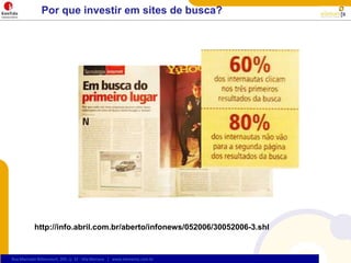 O Google sabe os desejos das pessoasQual o seu desejo?O Google possui o maior “banco de dados das intenções humanas” John Battelle