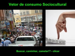 Vetor de consumo Sociocultural




   Buscar, caminhar, camelar!? - clicar
 