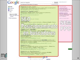 SEO Posicionamiento en buscadores SEM PPC 