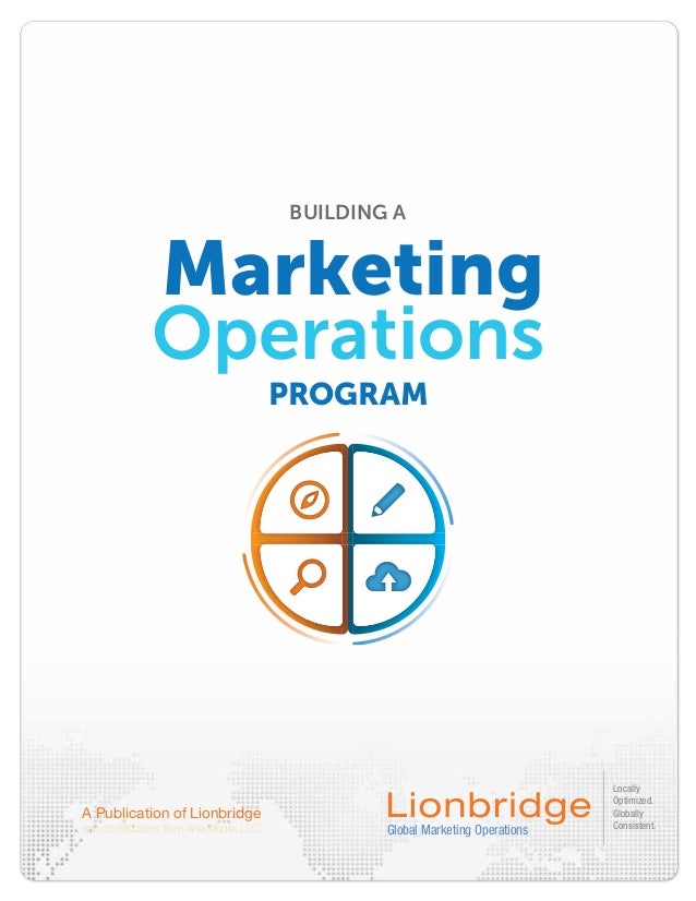 Building A Marketing Operations Program