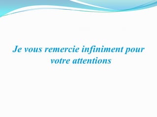 Je vous remercie infiniment pour
         votre attentions
 