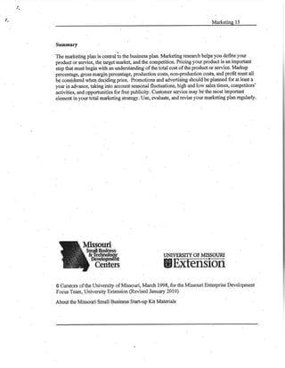 Marketing Overview Handout