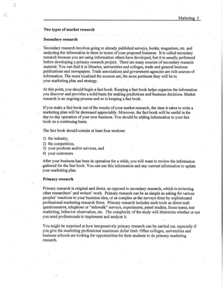 Marketing Overview Handout