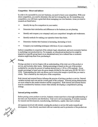 Marketing Overview Handout