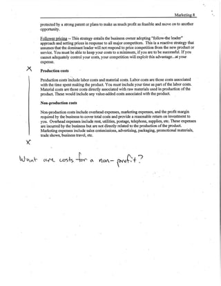 Marketing Overview Handout