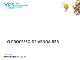 O PROCESSO DE VENDA B2B
 