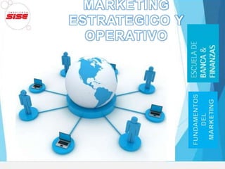 MARKETING
ESTRATEGICO Y
OPERATIVO
 