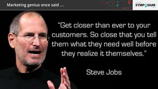 Marketing genius once said …
 