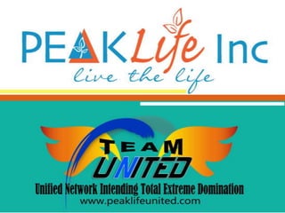 Peaklife Inc. Marketing Plan