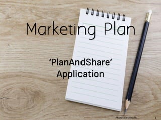 Marketing Plan
 