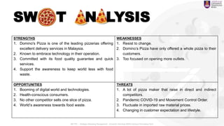 Marketing Plan. Domino's Pizza New Distribution Strategy: Slice of The ...