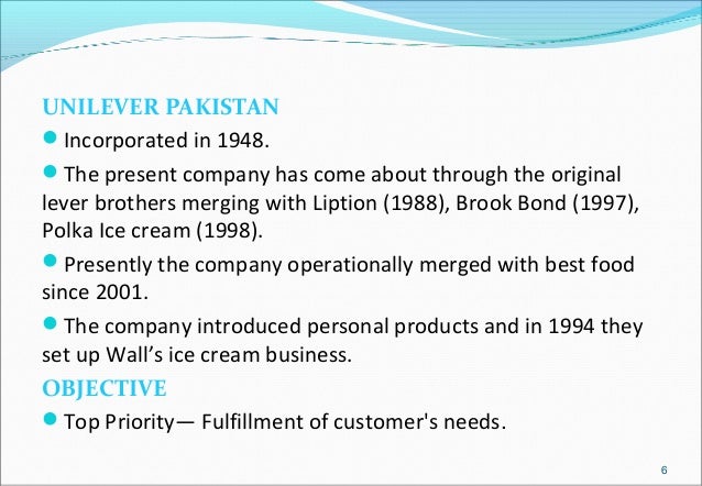 Unilever marketing research picture