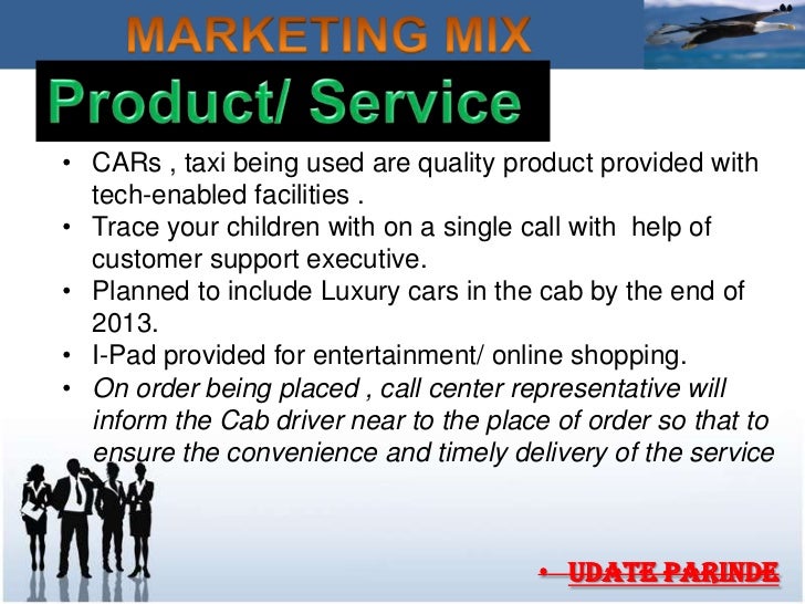 Marketing plan for taxi cab
