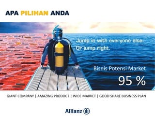 Bisnis Potensi Market
95 %
APA PILIHAN ANDA
GIANT COMPANY | AMAZING PRODUCT | WIDE MARKET | GOOD SHARE BUSINESS PLAN
 