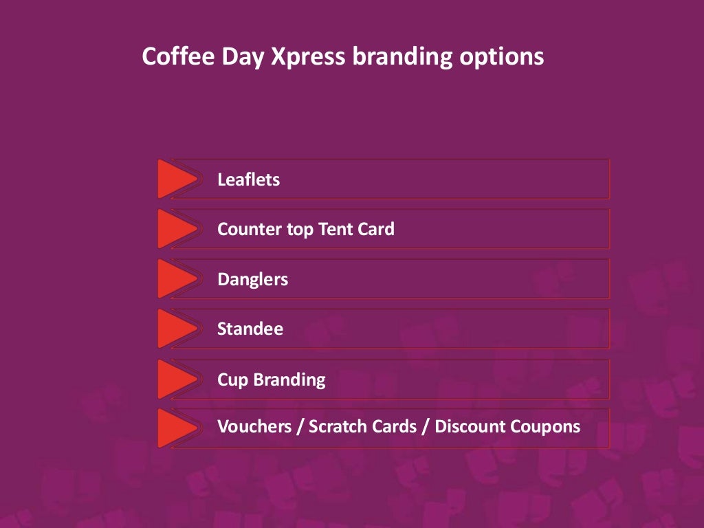 Marketing Plan of Cafe Coffee Day!