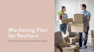 Marketing Plan
for Realtors
Here is where your presentation begins
 