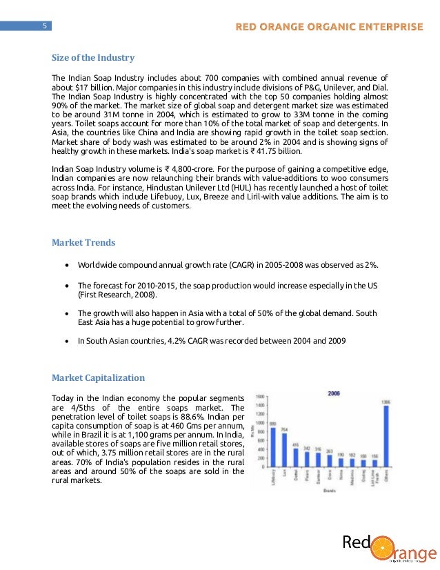 Marketing plan for the launch of a new soap