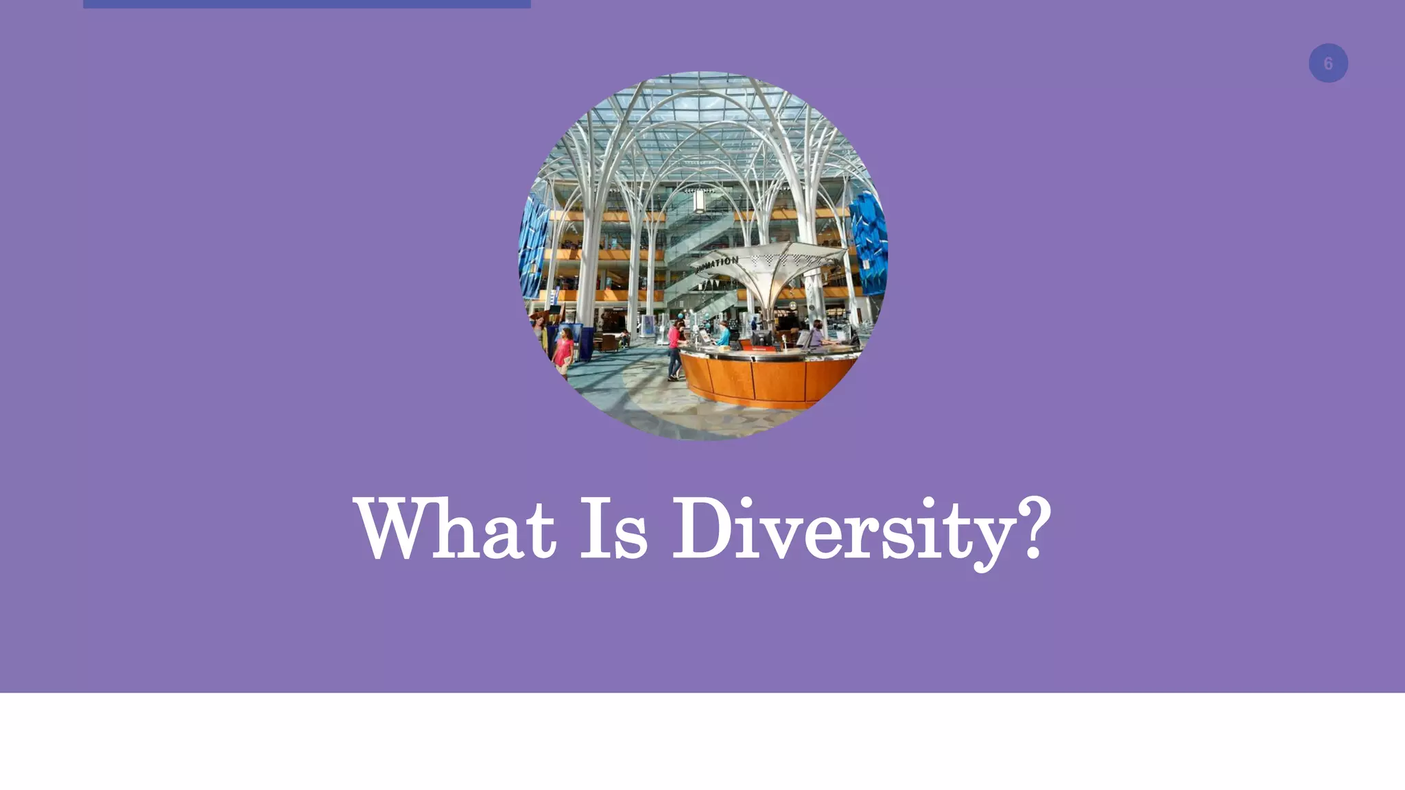 6
What Is Diversity?
 