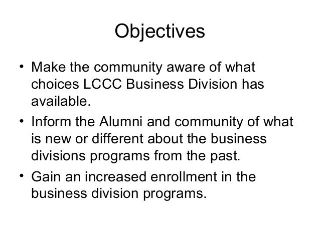 Division business plan