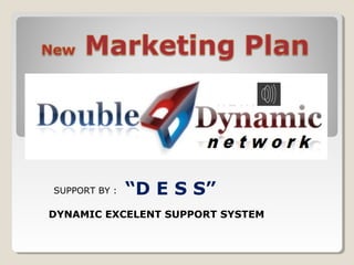 “D E S S”
DYNAMIC EXCELENT SUPPORT SYSTEM
SUPPORT BY :
 