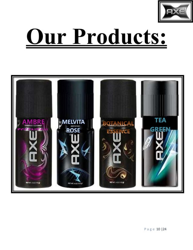 Marketing plan of axe deodrant