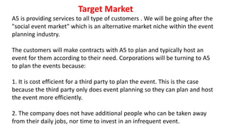 Target Event Planning Marketing plan of event management corporation | PPTX