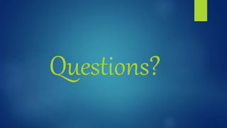 Questions?
 