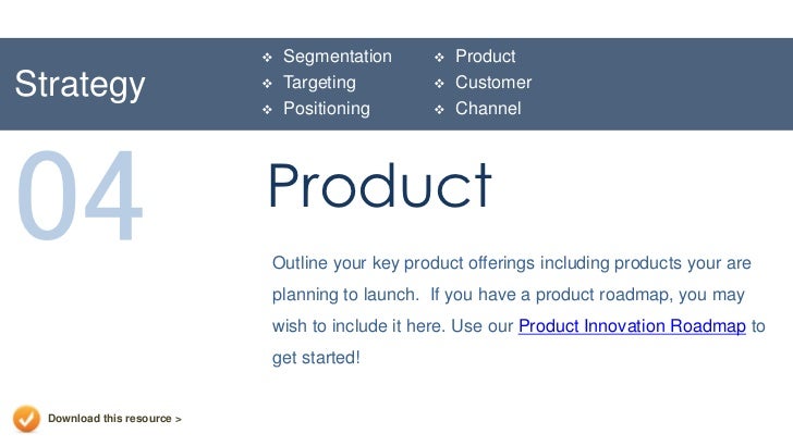 marketing plan presentation template