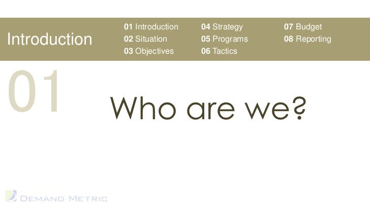 marketing plan presentation template