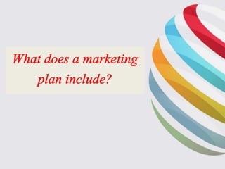 Simple Marketing plan of a Company
