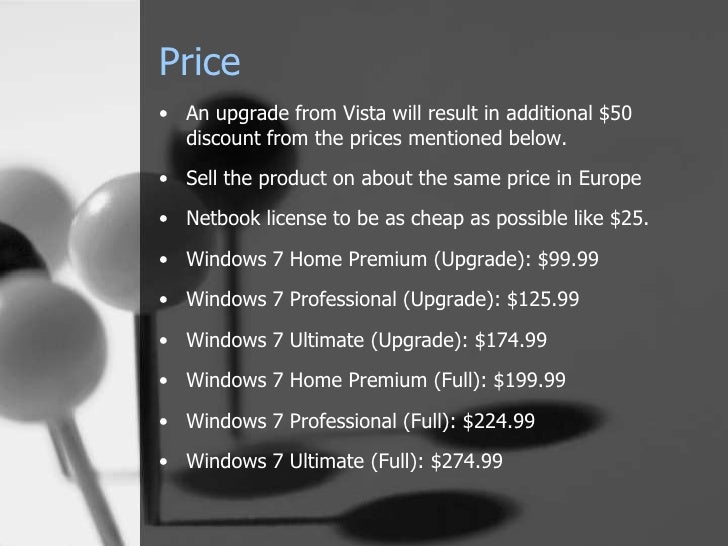Cost Upgrade Vista Home Premium Windows 7