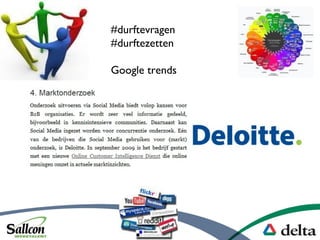 #durftevragen
#durftezetten
Google trends
 